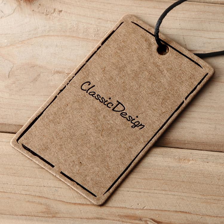 natural kraft paper hang tag