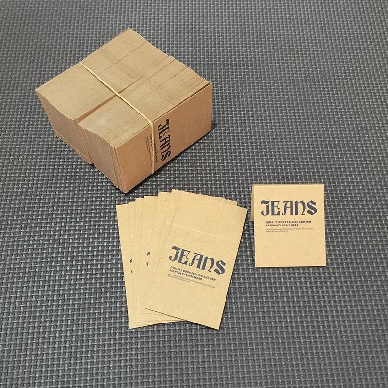 craft paper tag for jeans