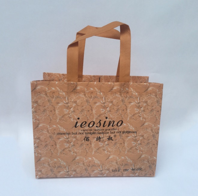 Factory cheap wholesale price custom lululemon bag /non woven custom lululemon shopping bag