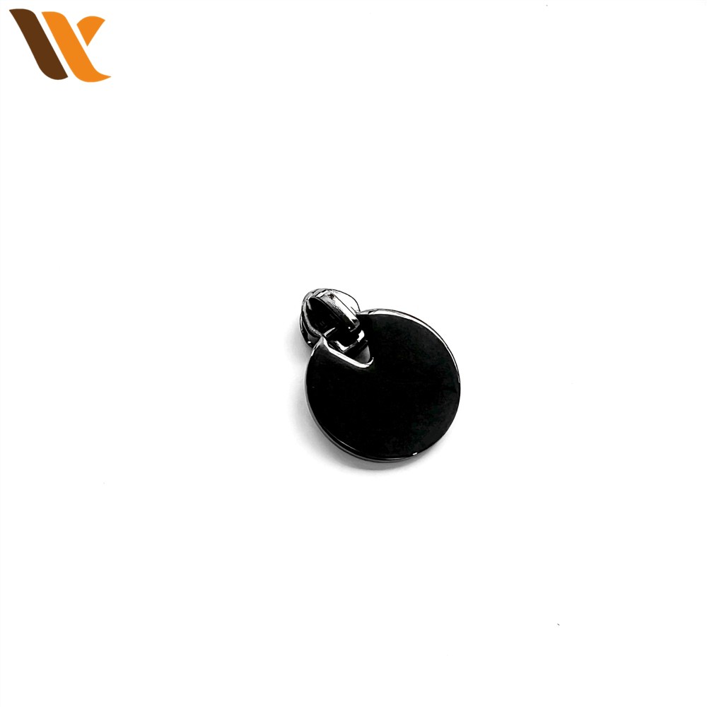 Custom Gun Black Special Round Zipper Puller 3