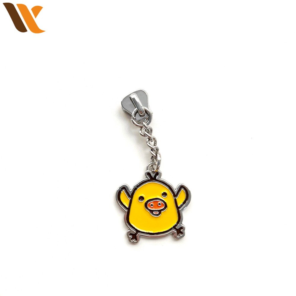 Little Yellow Chicken Metal Zipper Puller 2
