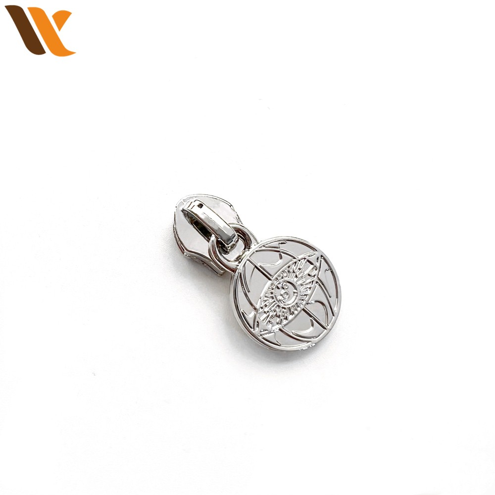 Custom Fashion Round Zipper Puller 2