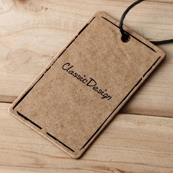 paper hand tag and plastic hand tag printed different logos and in defferent design