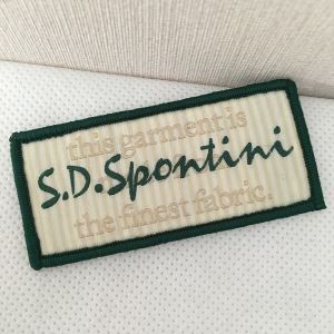Prilagođeni overlock pleteni patch odeća