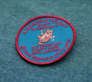 Overlock Circle Veznica Badge 3D Patch